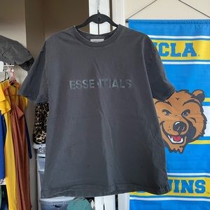 ESSENTIALS Black T-Shirt